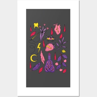 Print Witchcraft weekdays Posters and Art